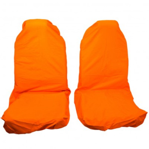 Комплект передних грязезащитных чехлов на сиденья HARD оранжевый